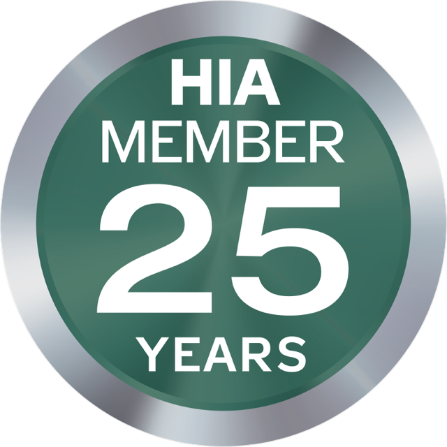 HIA member 25years